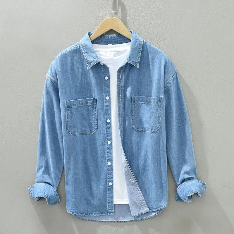 Street Fashion Thin Jean Shirt
