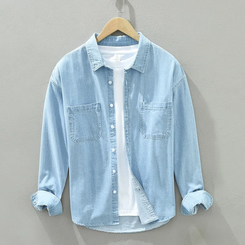 Street Fashion Thin Jean Shirt