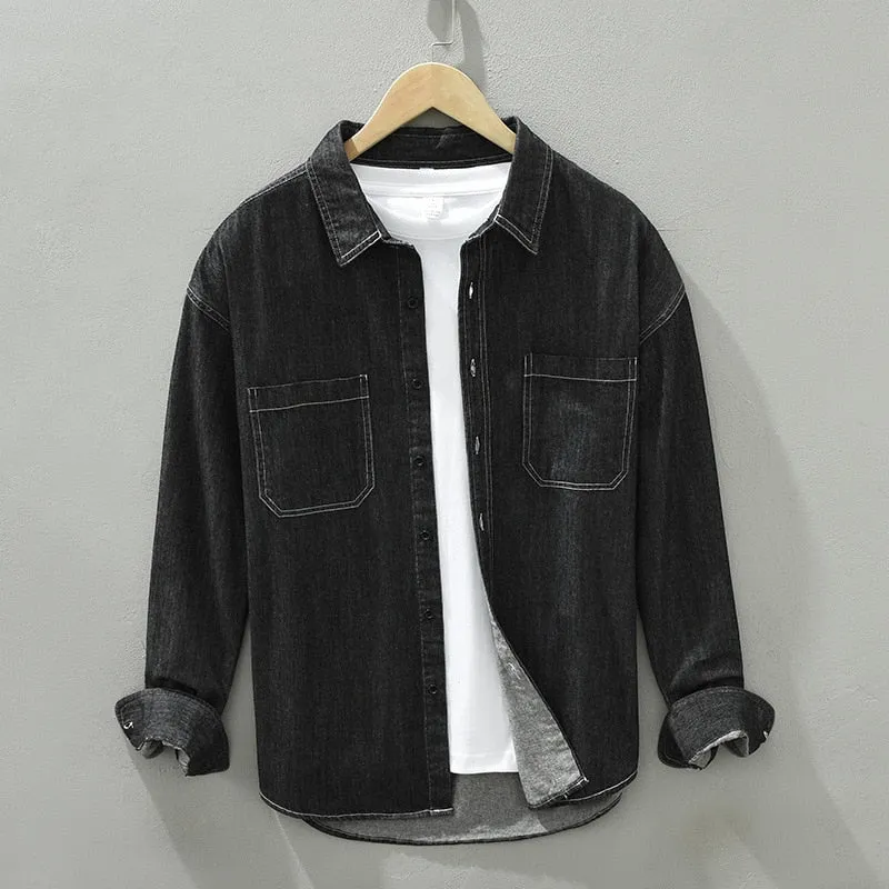 Street Fashion Thin Jean Shirt