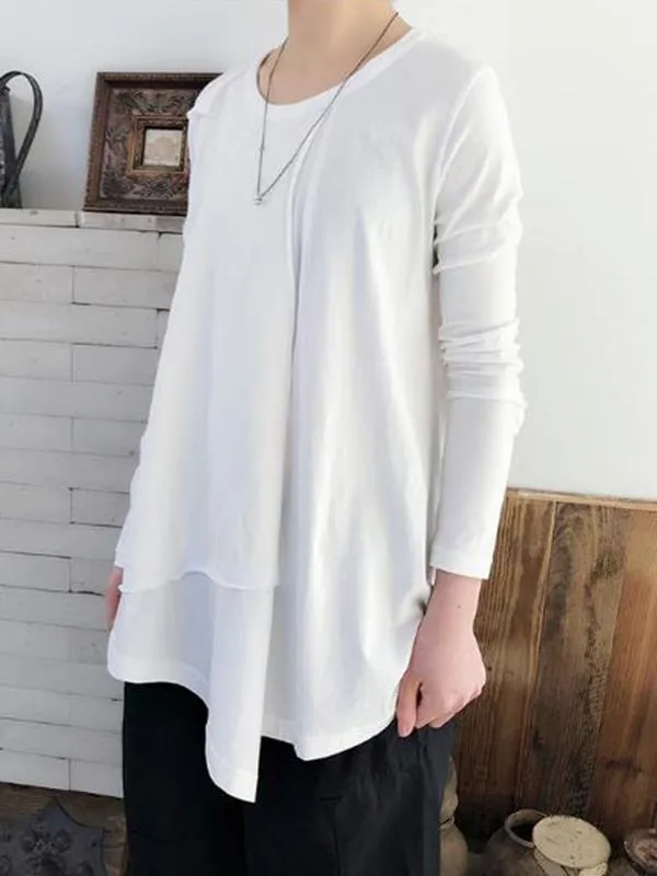 Vintage Irregular White Shirt