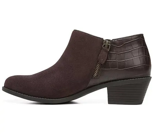 Vionic Women's Marissa Ankle Boots- Chocolate