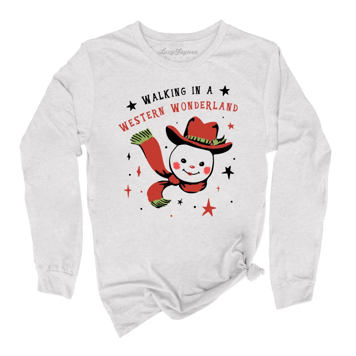 Walking in a Western Wonderland Long Sleeve Tee