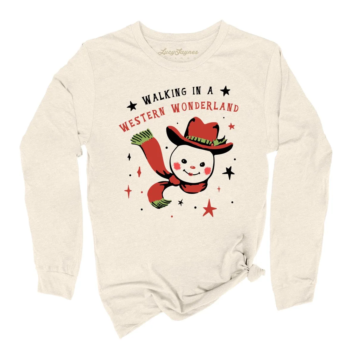 Walking in a Western Wonderland Long Sleeve Tee