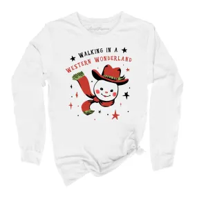 Walking in a Western Wonderland Long Sleeve Tee