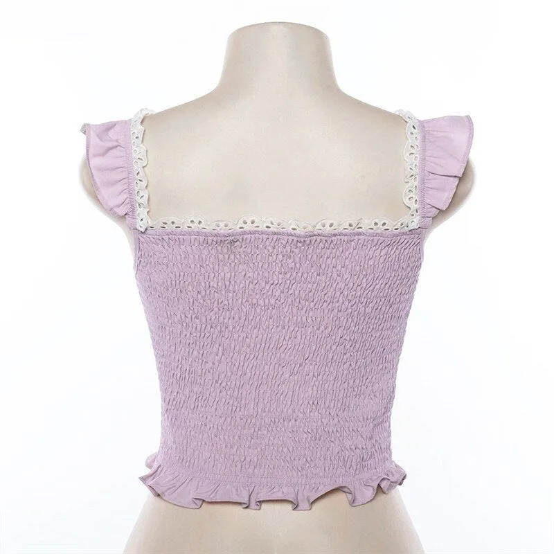 Women's Summer Casual Stretchy Crop Top
